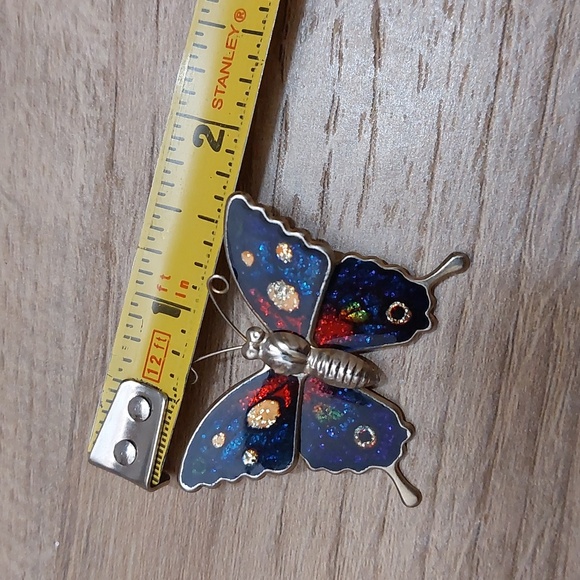 SOLD Butterfly Brooch - Picture 3 of 4